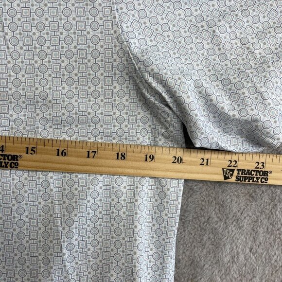 NEW Jachs New York Men's S Short Sleeved Shirt Geometric Pattern Polyester - Picture 5 of 8